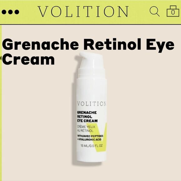 VOLITION BEAUTY Grenache Retinol Eye Cream 15.0 ml NEW - Picture 2 of 13